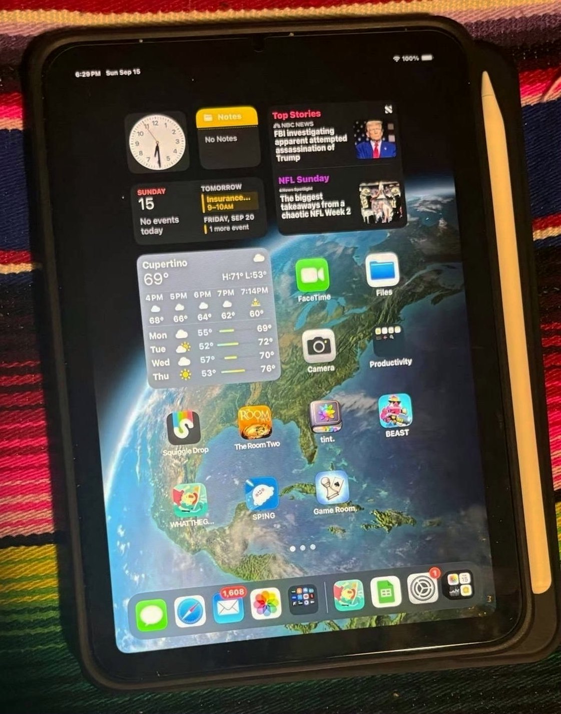 Apple iPad Mini 6th Generation 64GB WiFi Unlocked - Used