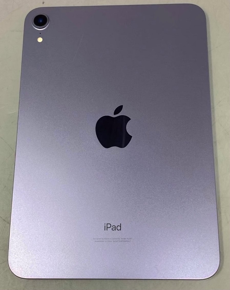 Apple iPad Mini 6th Gen 64GB Purple Unlocked - Used image 2