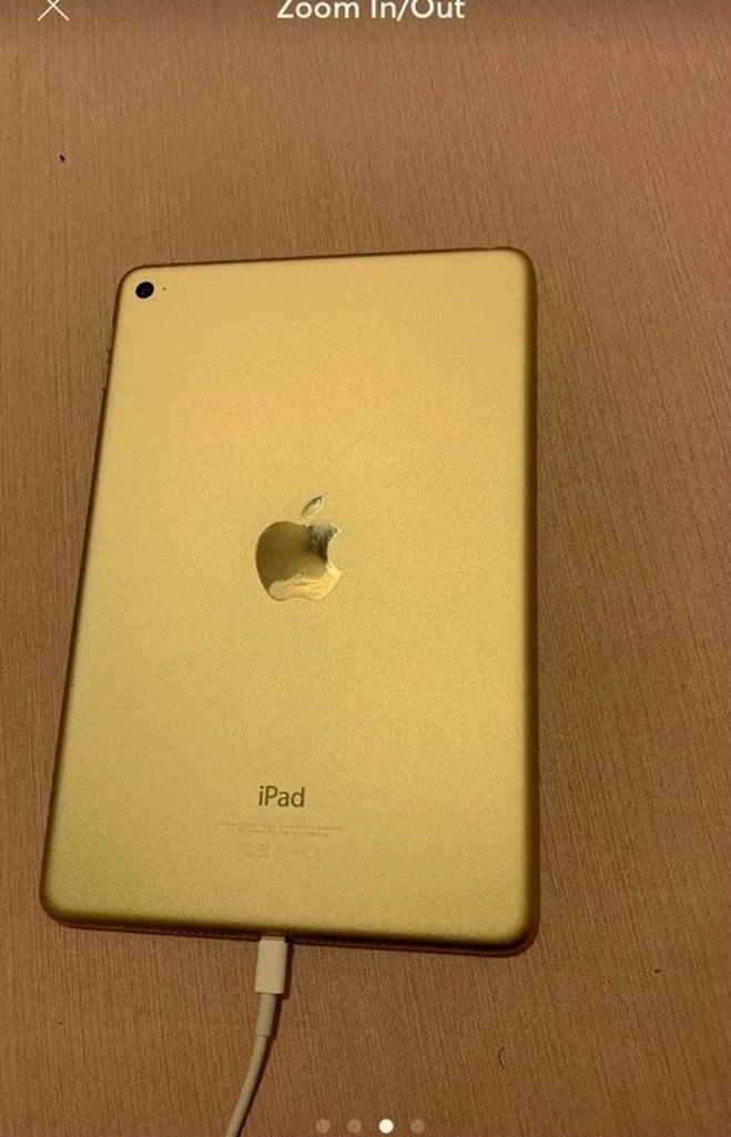 Apple iPad mini 4th Generation 64GB Gold Unlocked - Used image 3