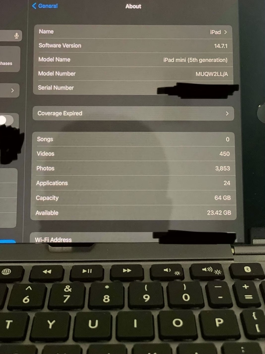 Apple iPad Mini 5th Gen 64GB Wi-Fi Unlocked - Used