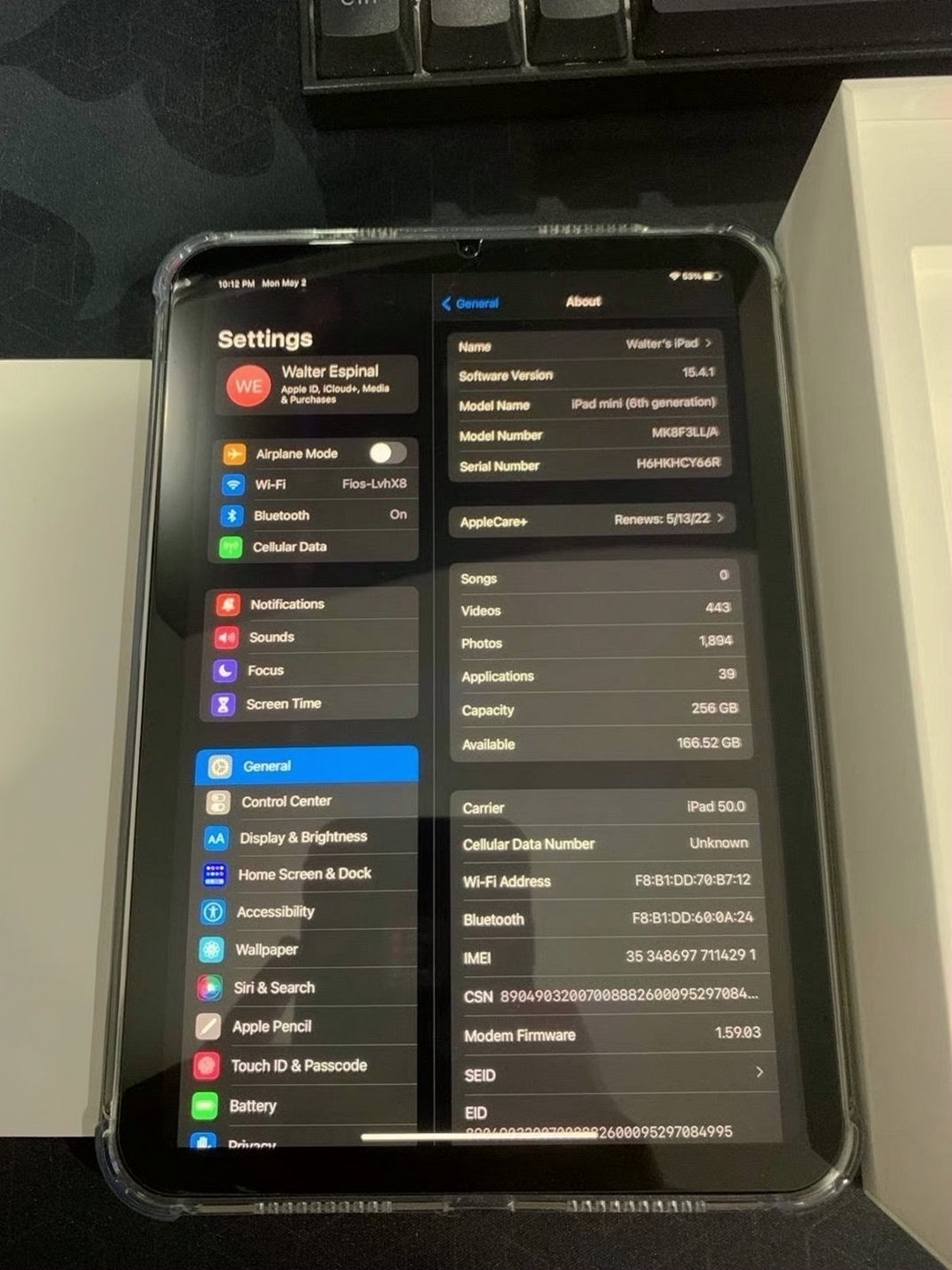 Apple iPad Mini 256GB Unlocked Used image 3