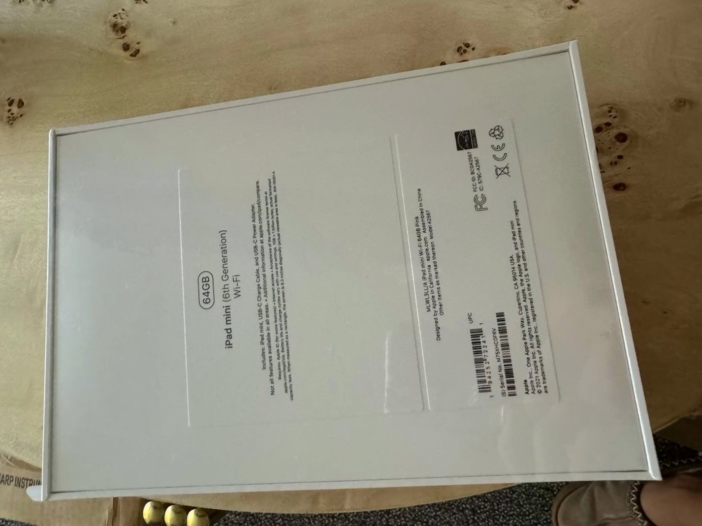 Apple iPad Mini 5R86 64GB Pink Unlocked - Used image 5