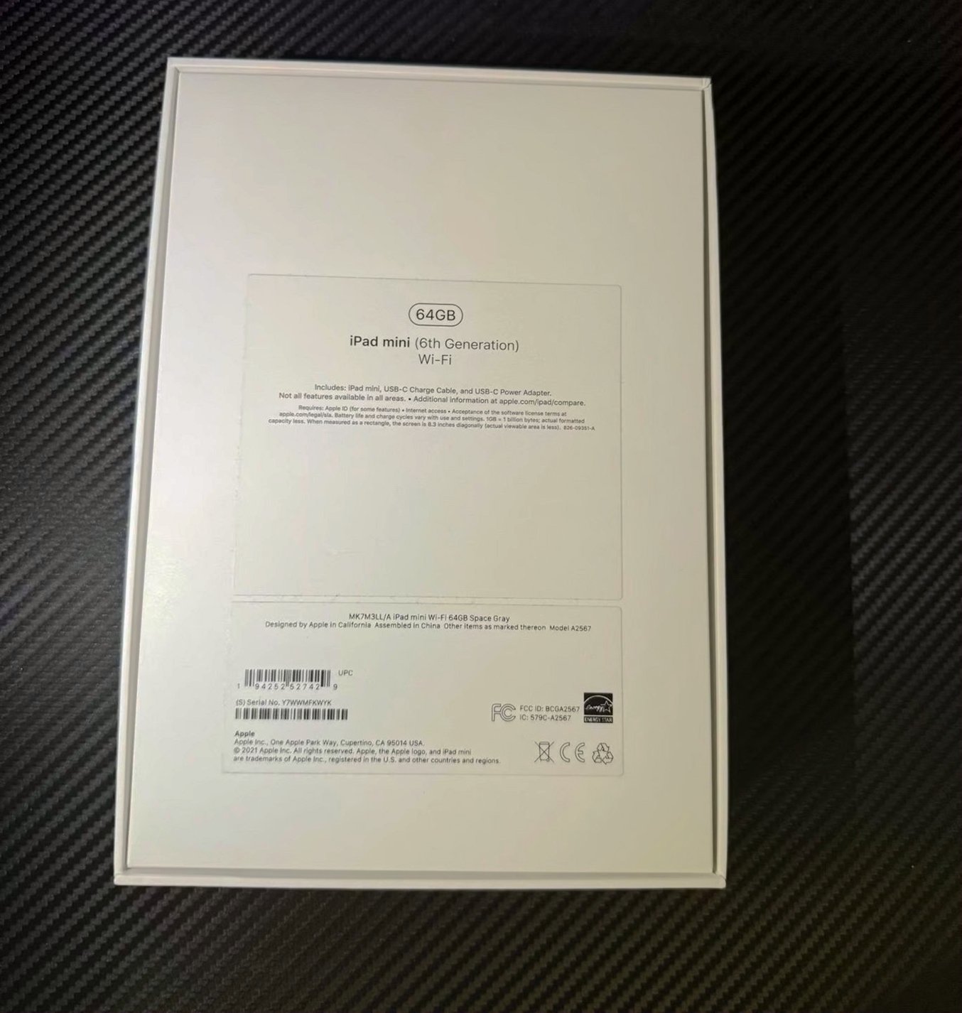 Apple iPad Mini 6th Gen 64GB Space Gray Unlocked - Used image 2