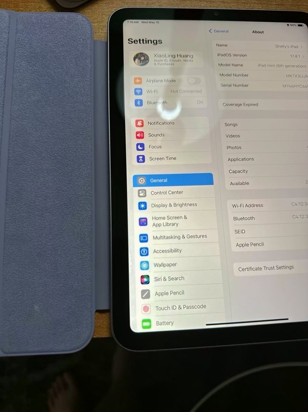 Apple iPad mini 6th Generation 256GB Unlocked - Used image 5