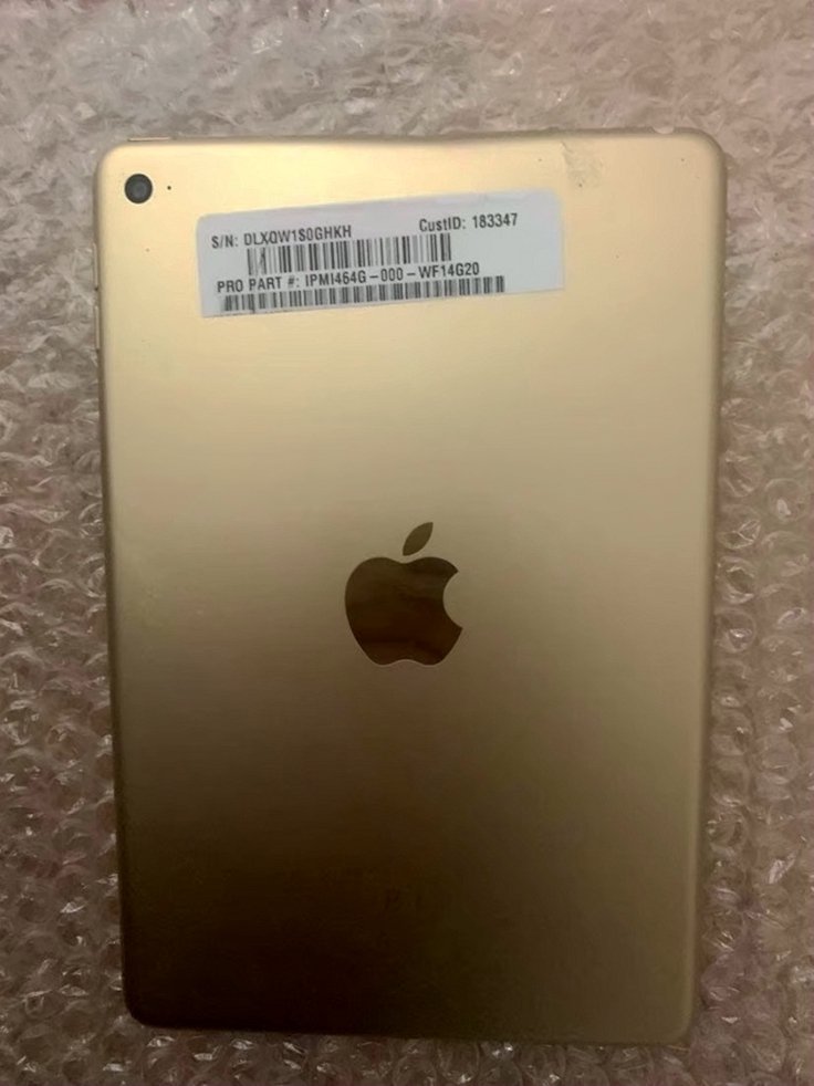 Apple iPad mini 4th Generation 64GB Gold Unlocked - Used image 3