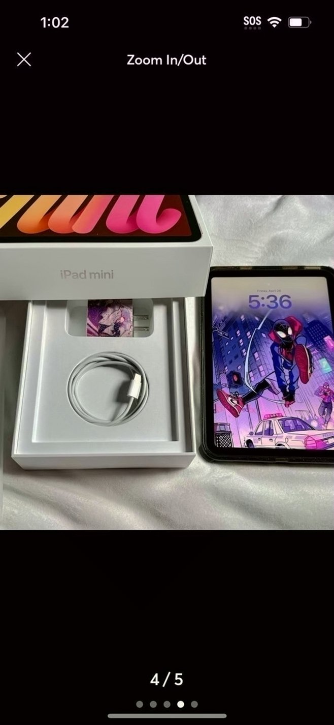 Apple iPad Mini 6 64GB Space Gray Unlocked - Used image 5