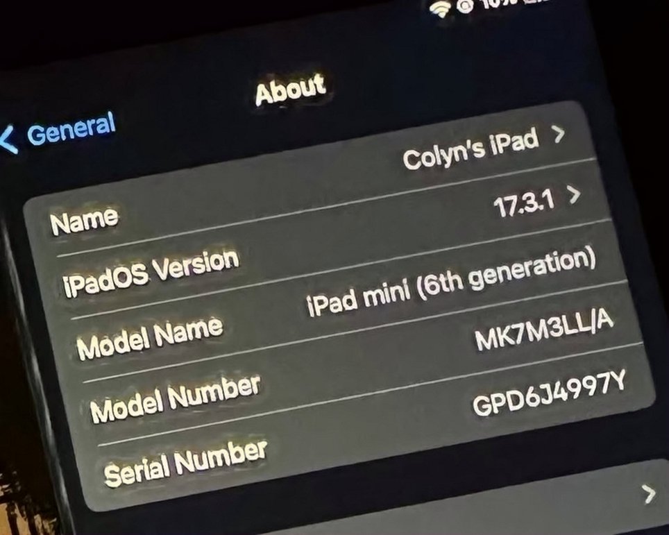 Apple iPad Mini 6th Generation 64GB Space Gray Unlocked - Used image 2