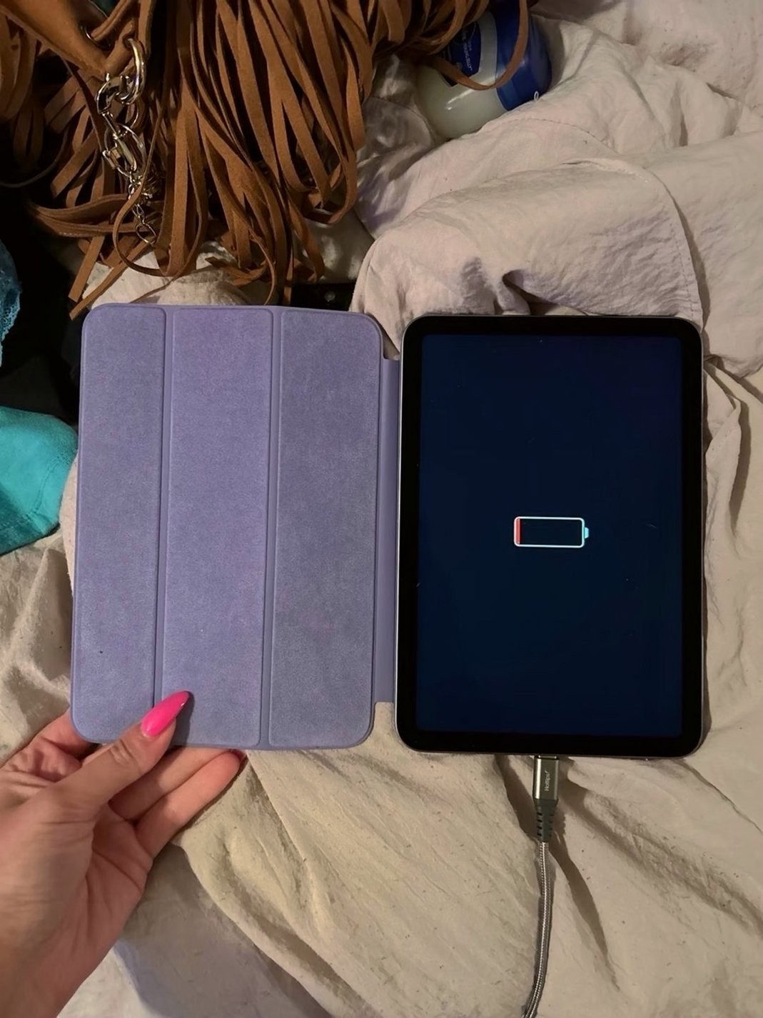 Apple iPad mini 6th Gen 64GB Purple WiFi Only Unlocked - Used image 2