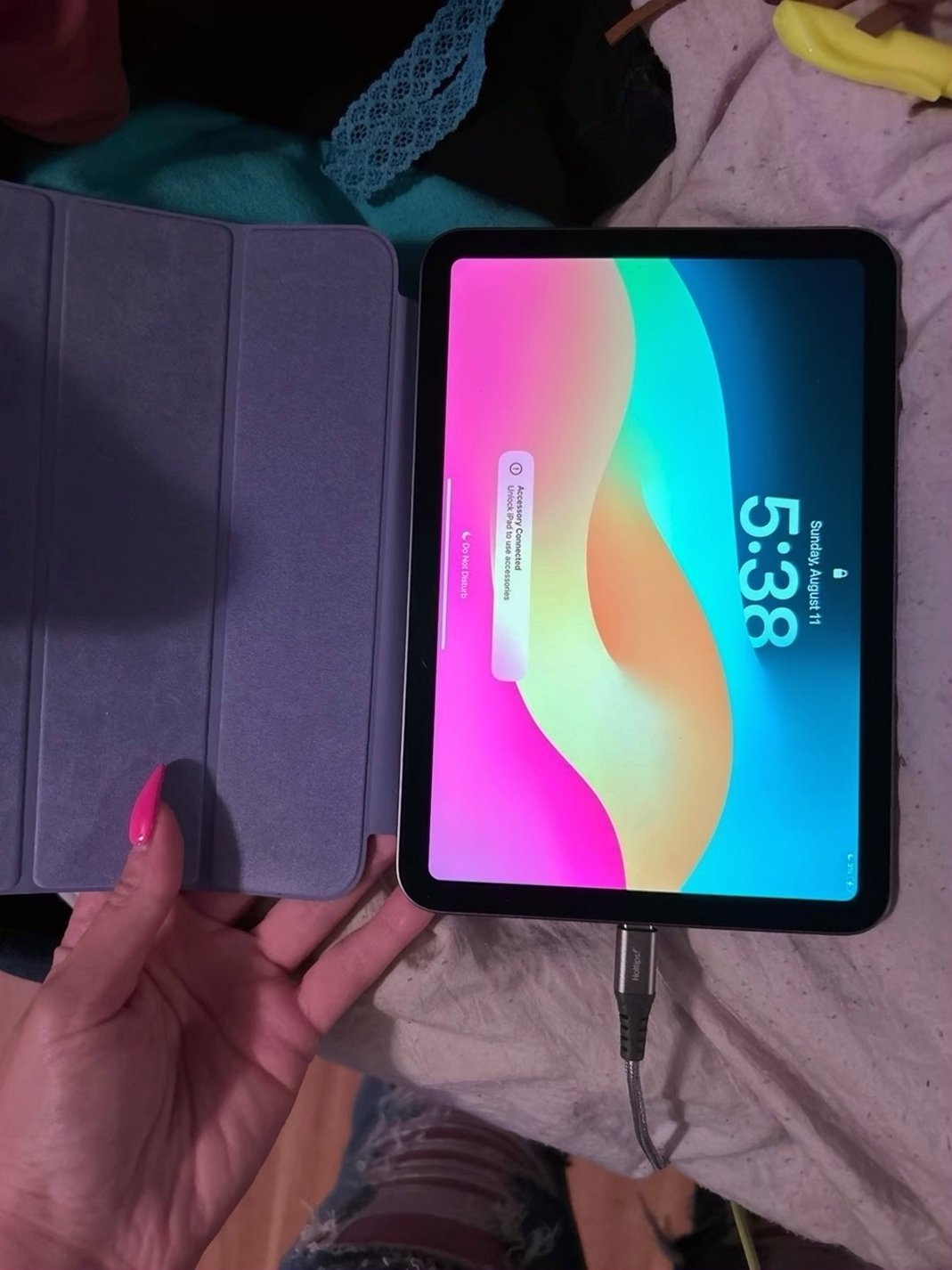 Apple iPad mini 6th Gen 64GB Purple WiFi Only Unlocked - Used image 5