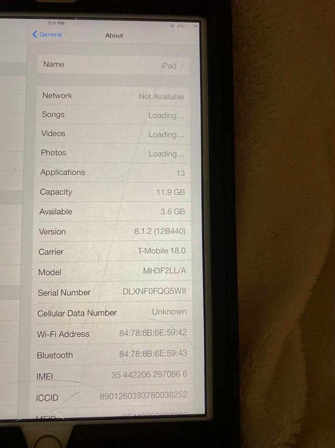 Apple iPad Mini 3 16GB Space Gray Unlocked - Used image 5