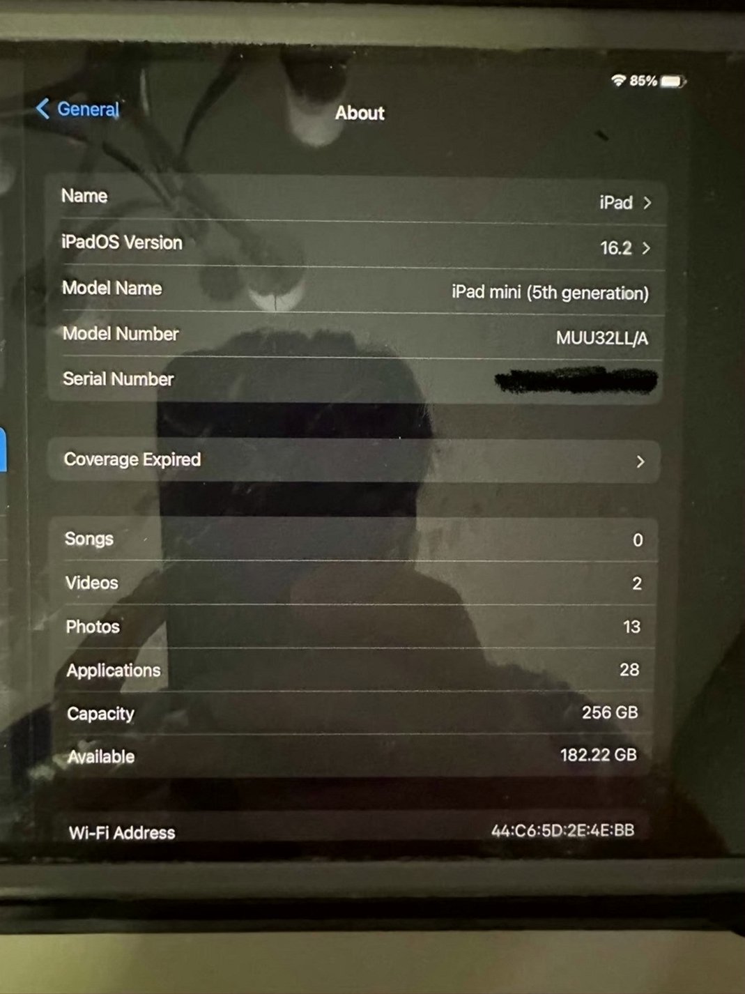 Apple iPad Mini 5th Generation 256GB Unlocked Used image 3