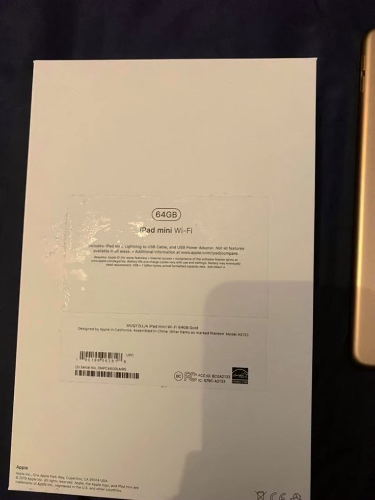 Apple iPad mini 5S85 Rose Gold Unlocked - Used image 2