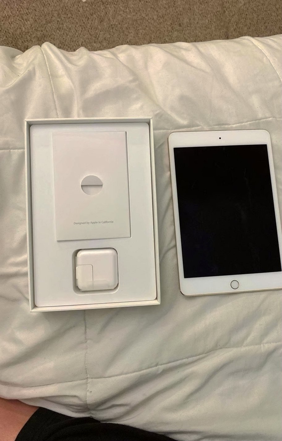 Apple iPad mini 4th Generation 128GB Gold Unlocked - Used image 4