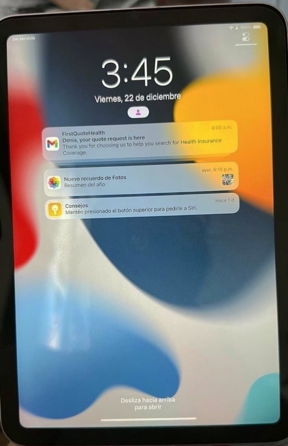 Apple iPad Mini 6th Generation 64GB Rose Gold Unlocked - Used image 5