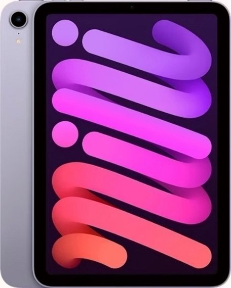 Apple iPad mini 6th Generation 64GB Purple Unlocked - Used image 3