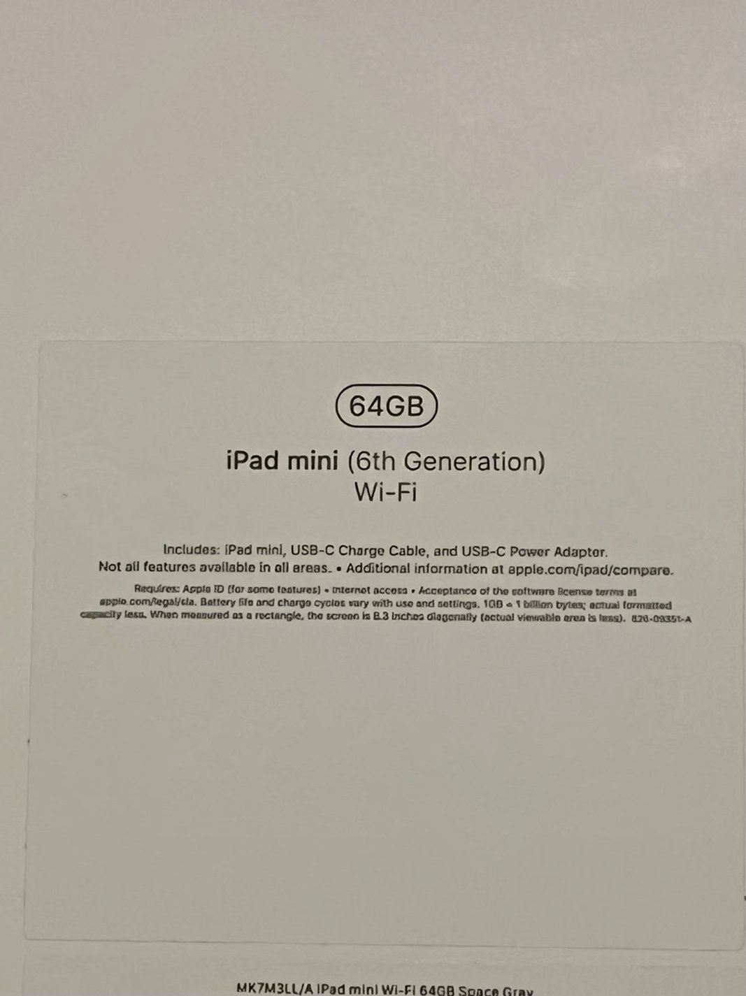 Apple iPad Mini 6th Generation 64GB Black Unlocked - Used image 4