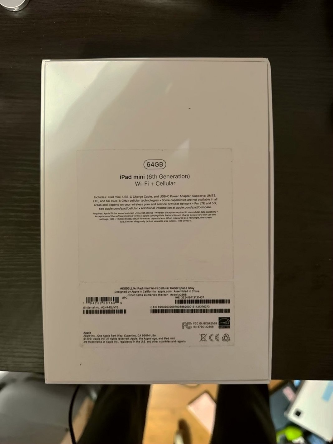 Apple iPad Mini 6th Generation 64GB Space Gray Unlocked - Used image 2