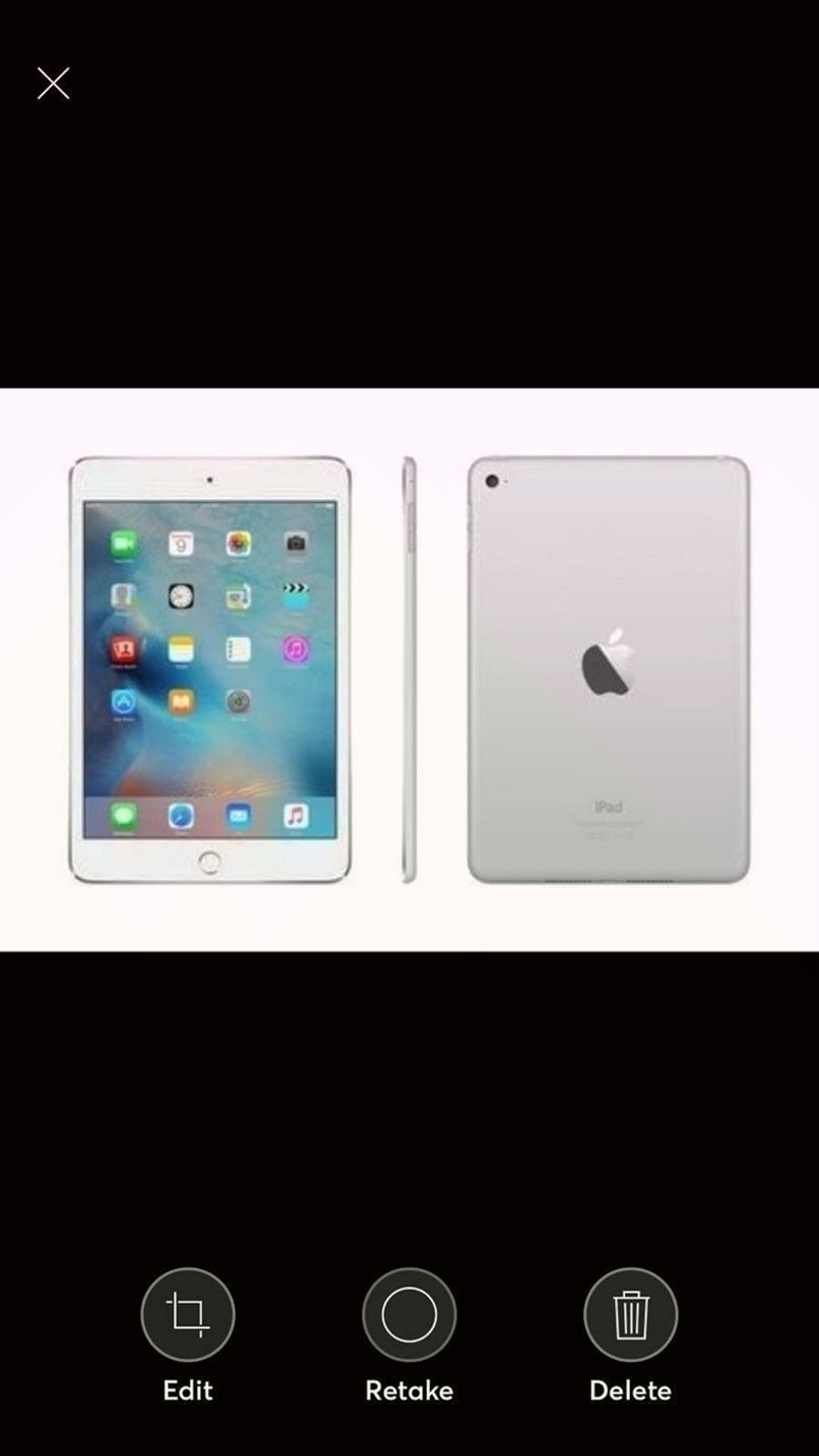 Apple iPad mini 4 White with Gold Unlocked - Used