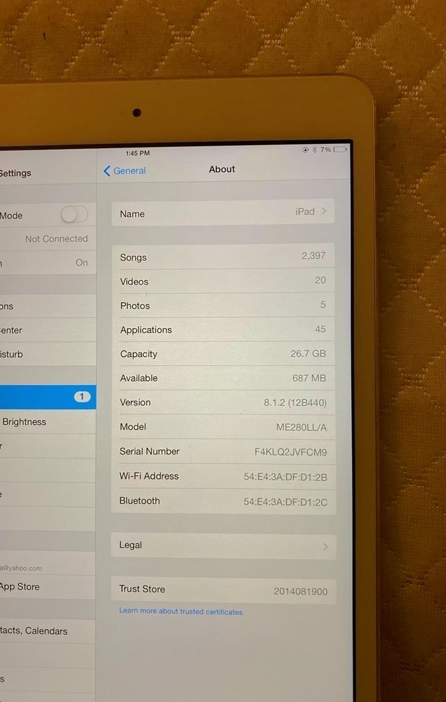 Apple iPad mini 2nd Generation 32GB Silver Unlocked - Used image 4