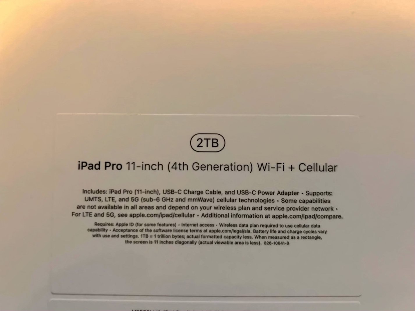 Apple iPad Pro 11in 2TB Space Gray Unlocked - Used image 4