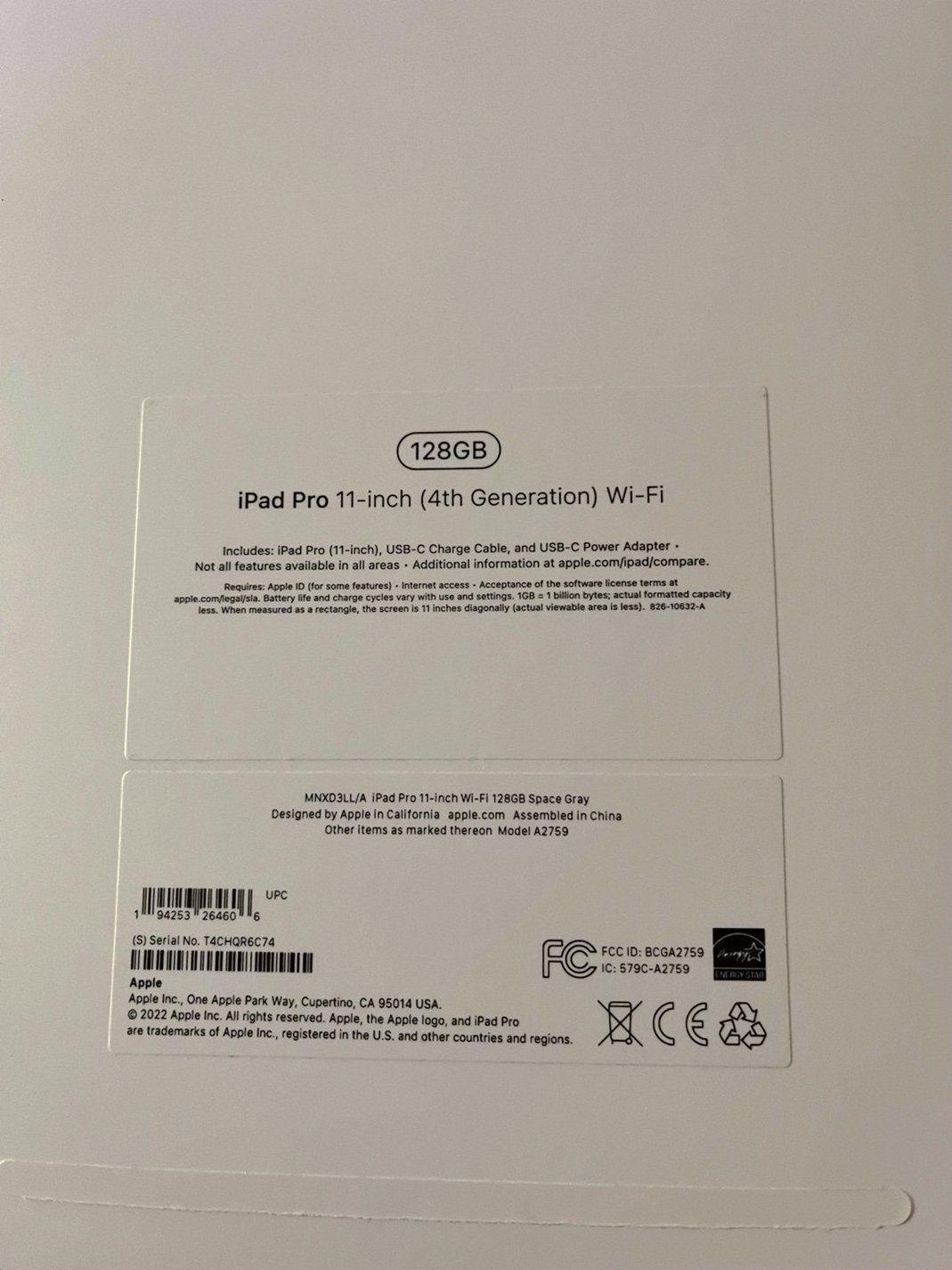 Apple iPad Pro 11-inch 4th Generation 128GB Unlocked - Used image 5