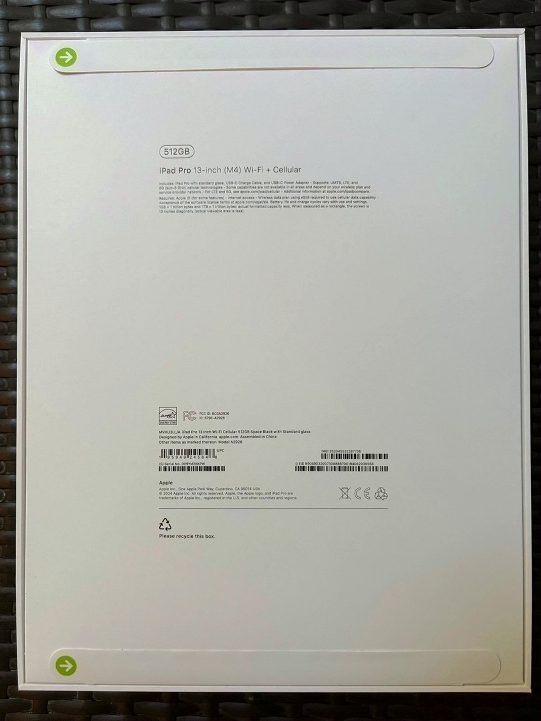 Apple iPad Pro 13 inch M4 512GB Space Black Unlocked - Used image 3
