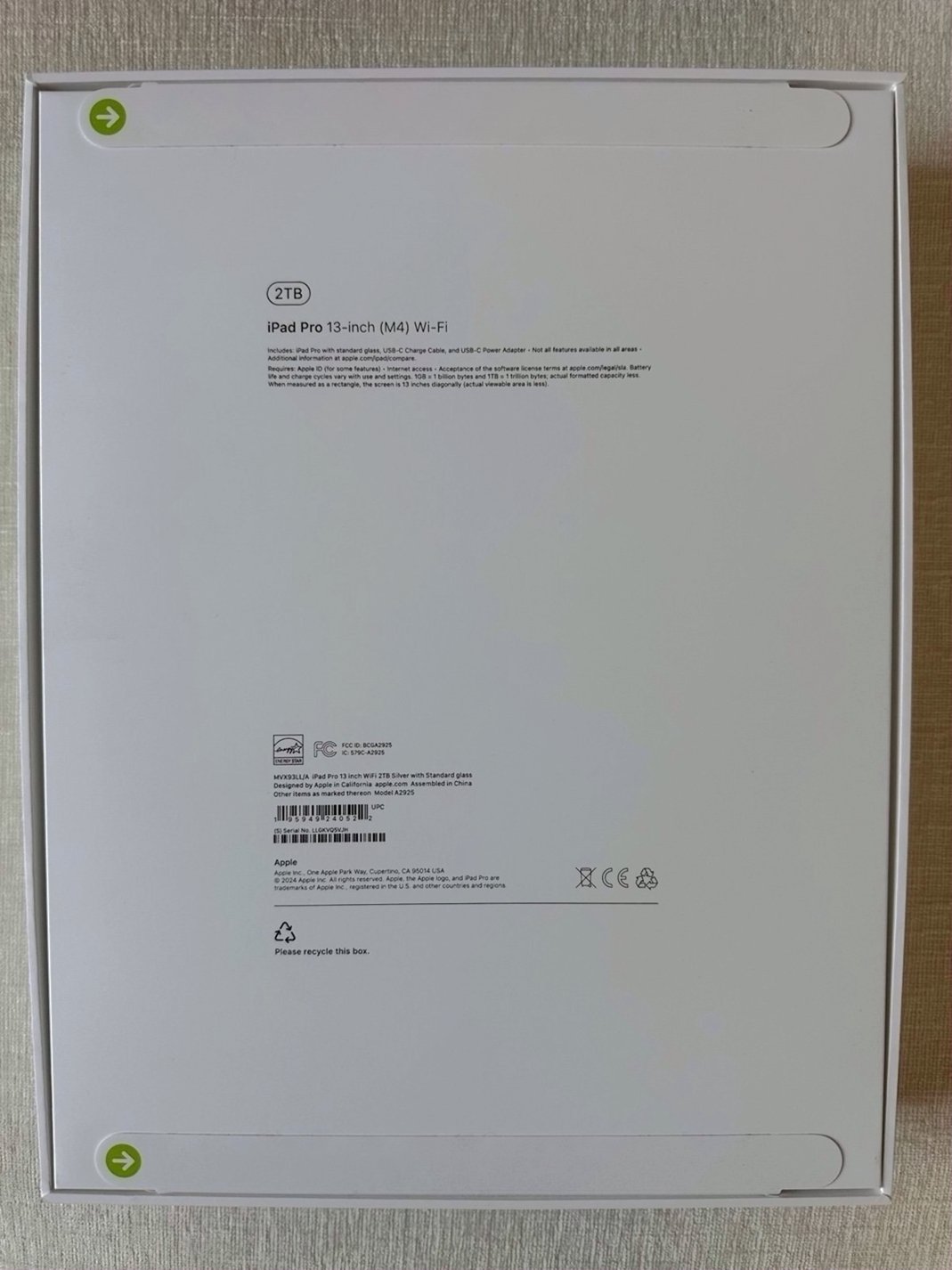 Apple iPad Pro 13 inch M4 2TB Unlocked - Used image 3