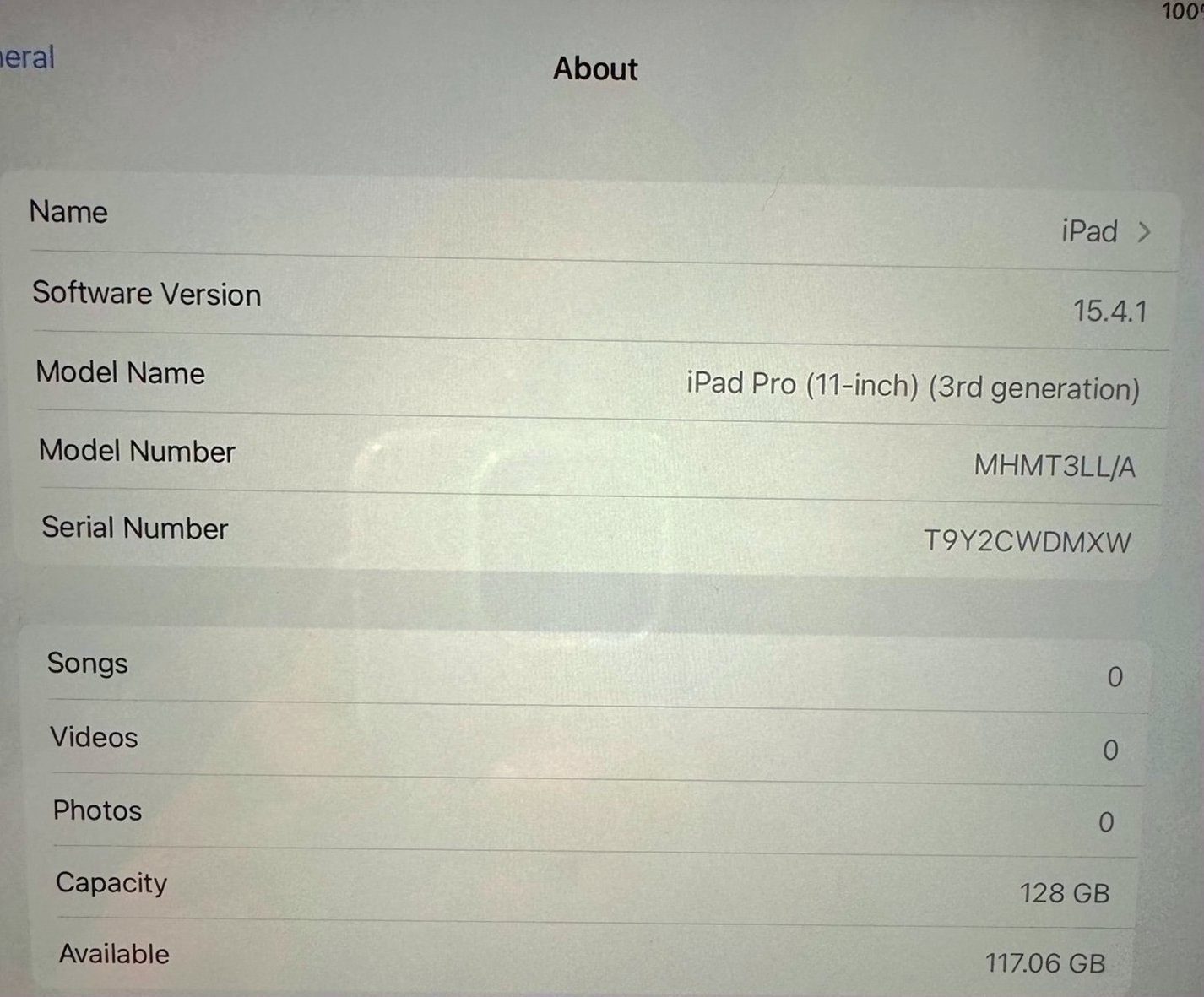 Apple iPad Pro 3rd Generation 128GB Unlocked - Used image 3
