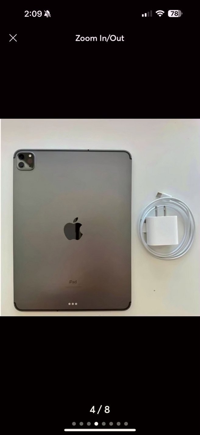 Apple iPad Pro 11 inch 512GB Space Gray Unlocked - Used