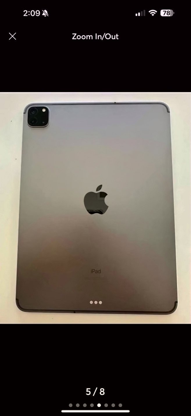 Apple iPad Pro 11 inch 512GB Space Gray Unlocked - Used image 3