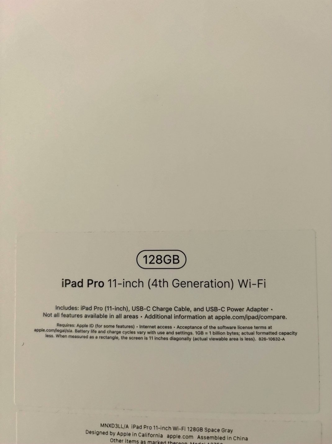 Apple iPad Pro 11-inch 128GB Unlocked Used image 3