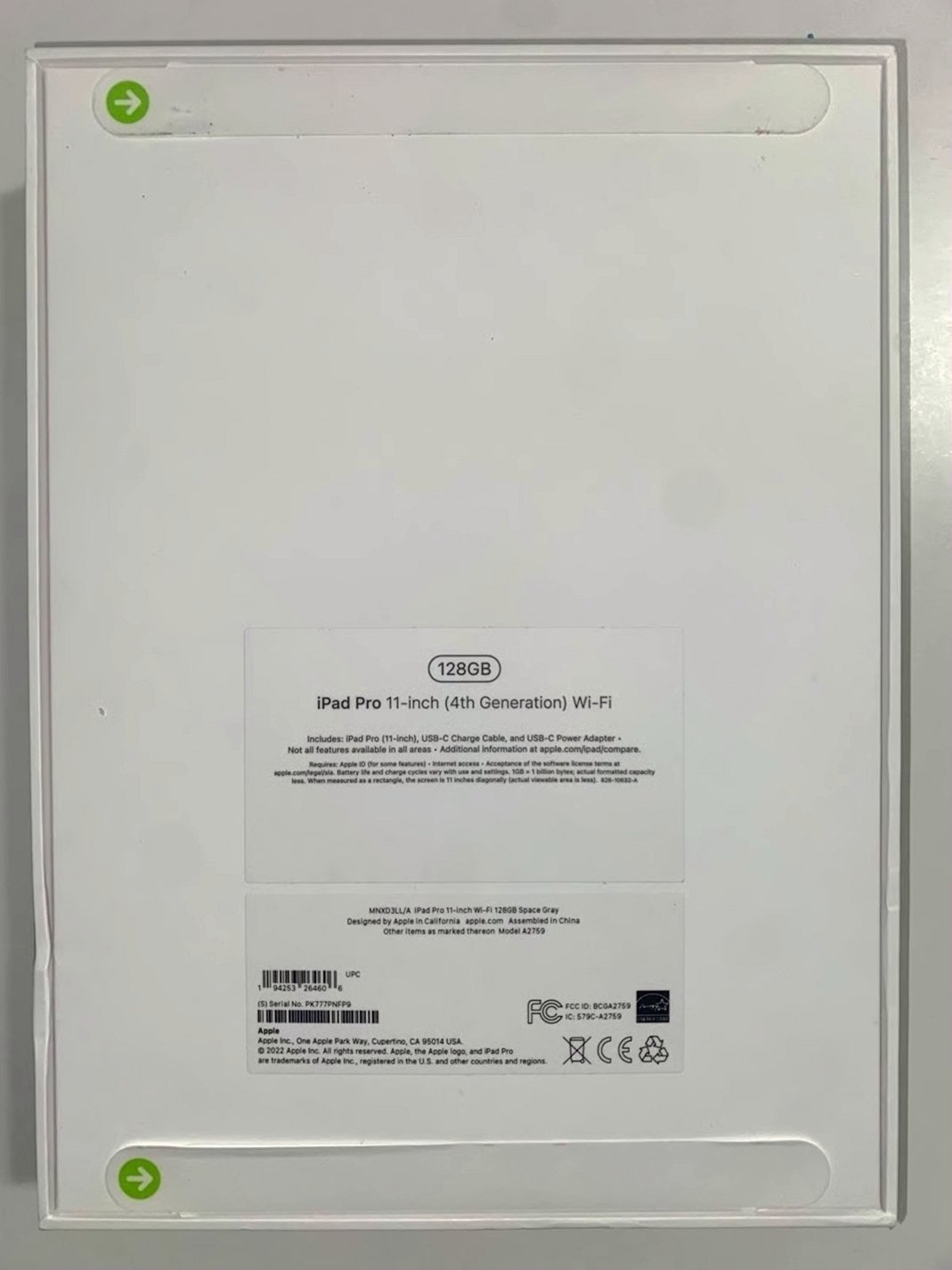 Apple iPad Pro 4th Generation 128GB Space Gray Unlocked - Used image 2