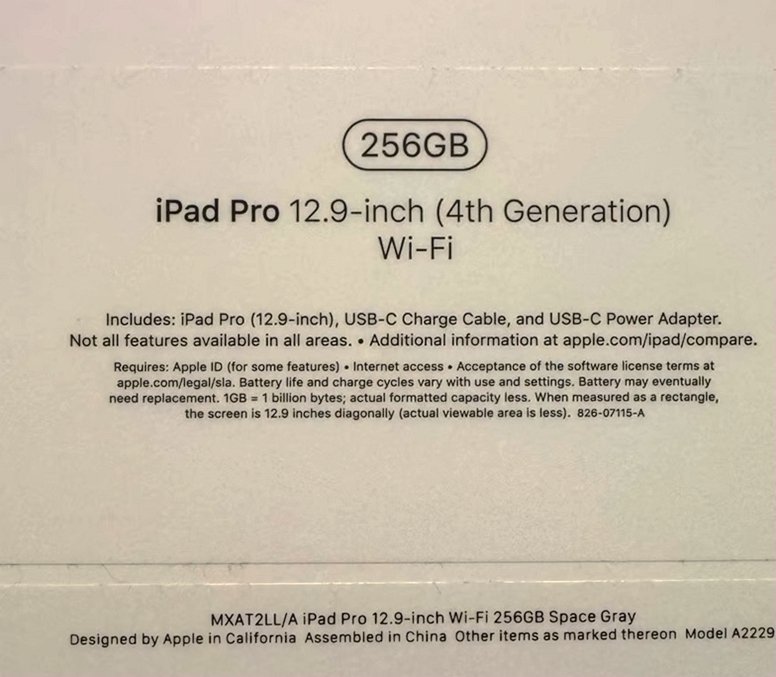Apple iPad Pro 4th Generation 256GB Space Gray WiFi - Used image 4