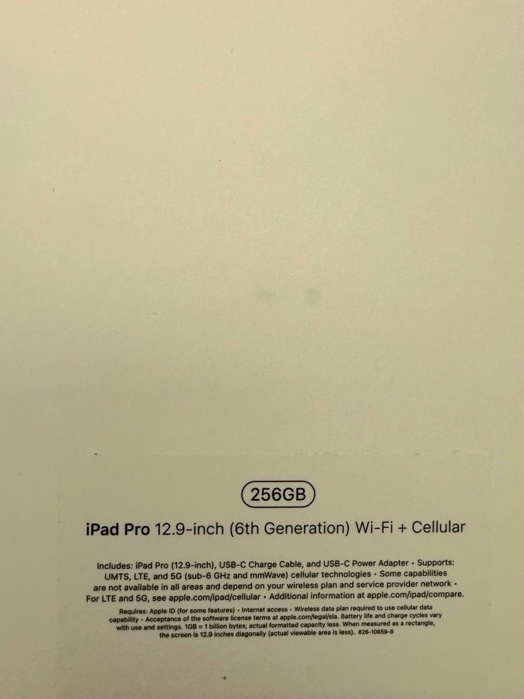 Apple iPad Pro 12.9 6th Generation 256GB Space Gray Unlocked - Used image 5