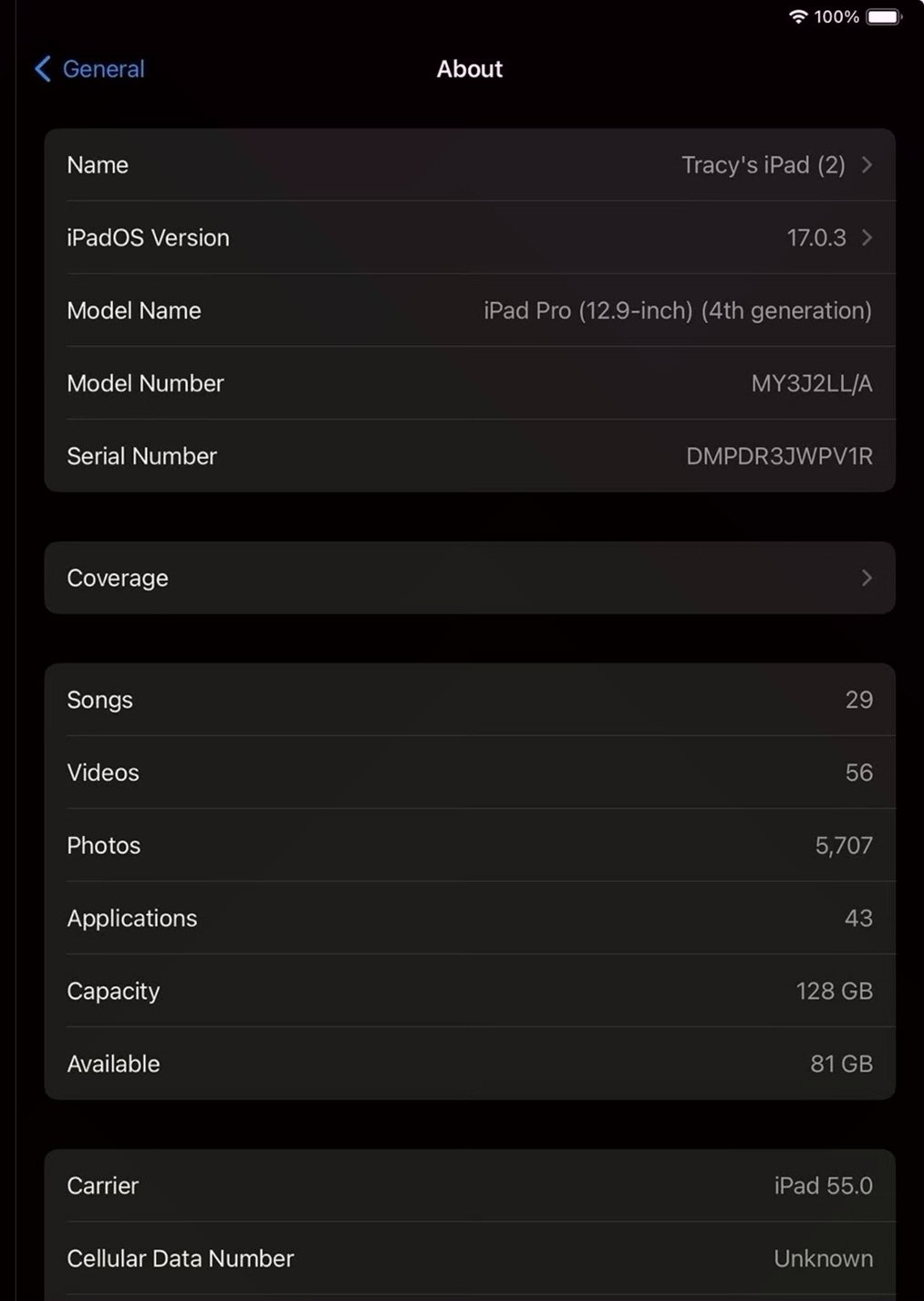 Apple iPad Pro 12.9 WiFi and Cellular Unlocked - Used image 3