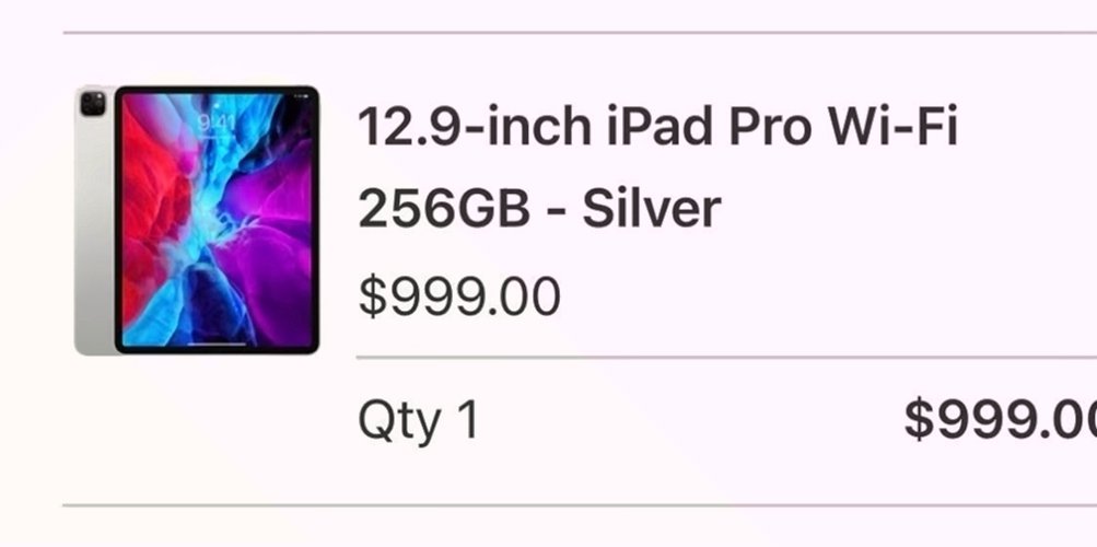 Apple iPad Pro 4th Generation 256GB Silver Unlocked - Used image 3