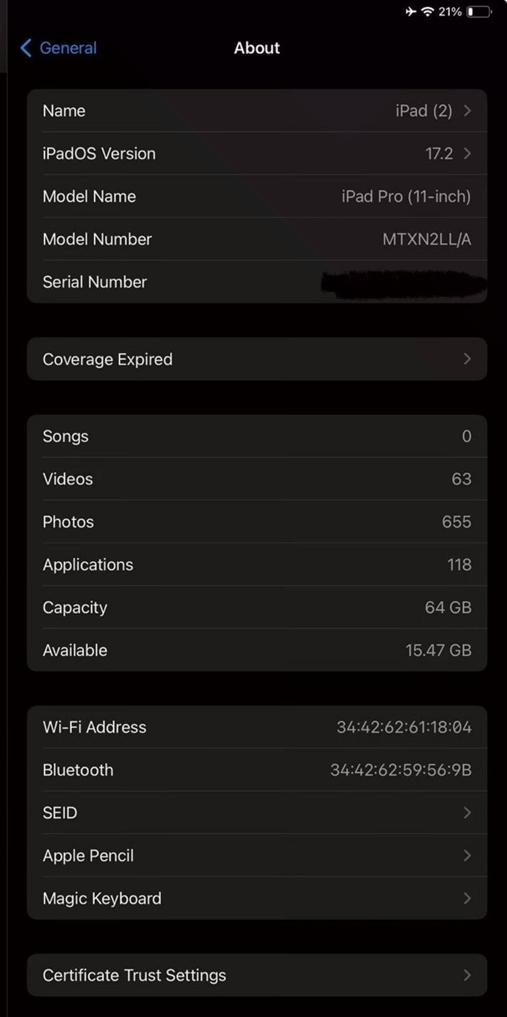 Apple iPad Pro 1st Generation 64GB Space Gray Unlocked - Used image 3