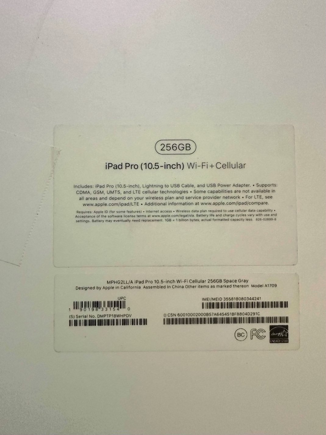 Apple iPad Pro 10.5-inch 256GB Space Gray Unlocked - Used image 5