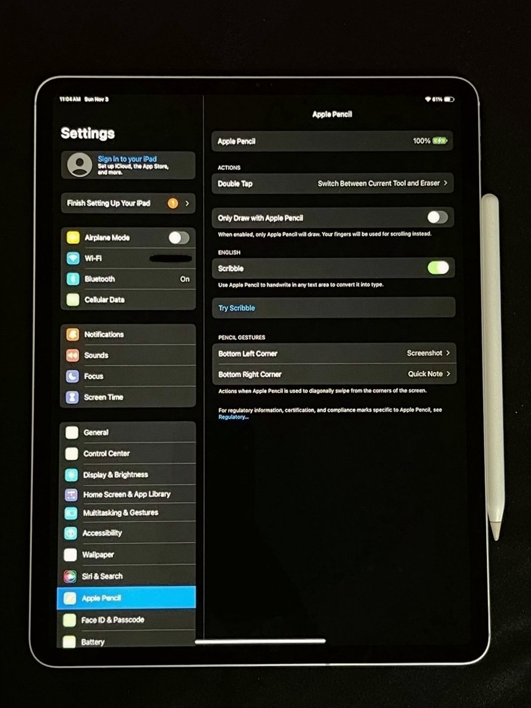 Apple iPad Pro 3rd Generation 256GB Silver Unlocked - Used image 3
