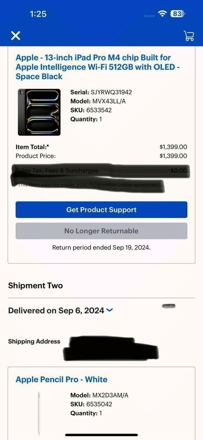 Apple iPad Pro 13 inch M4 512GB Unlocked - Used image 3