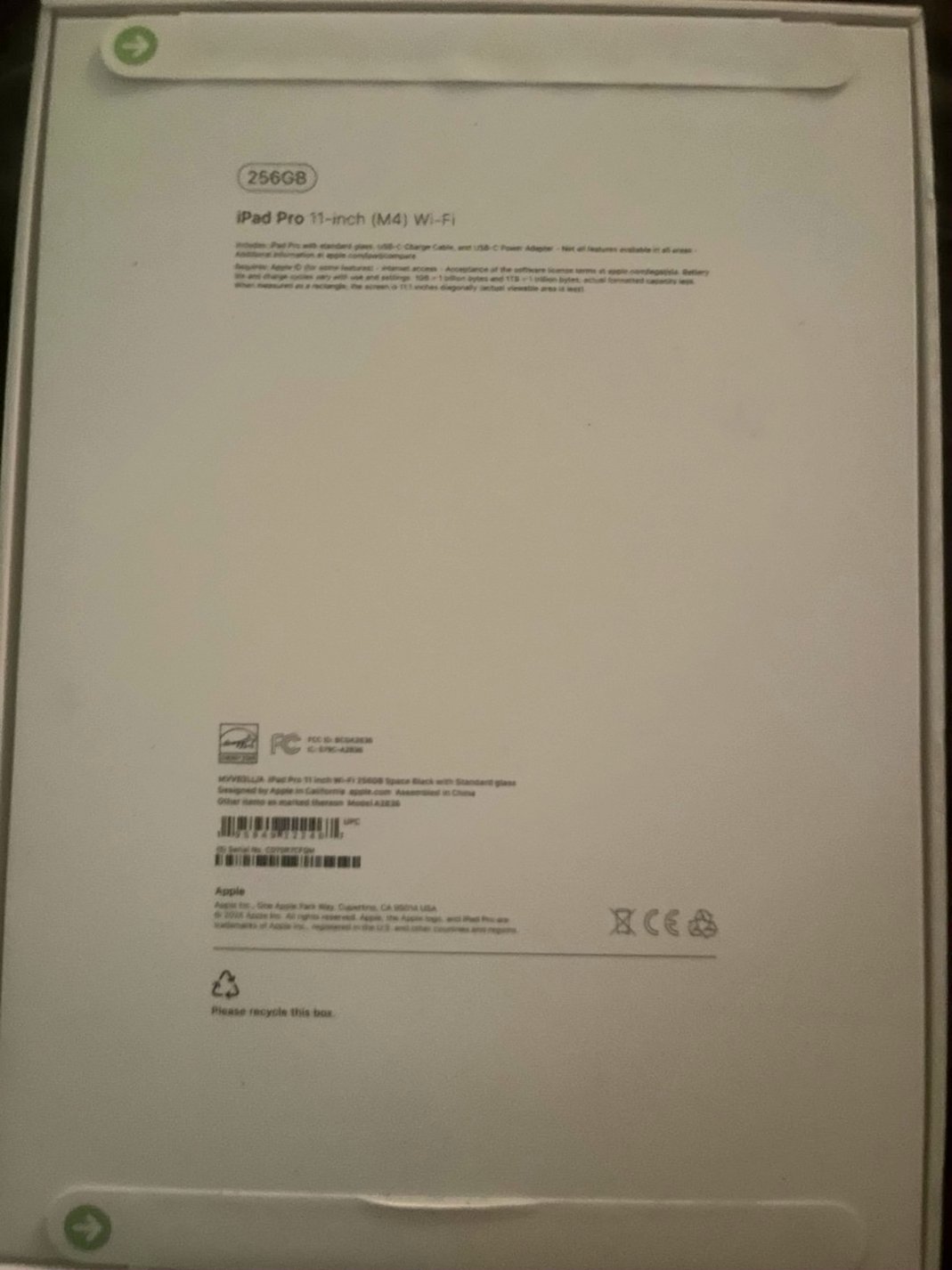 Apple iPad Pro 11inch 256GB Space Black Unlocked - Used image 3