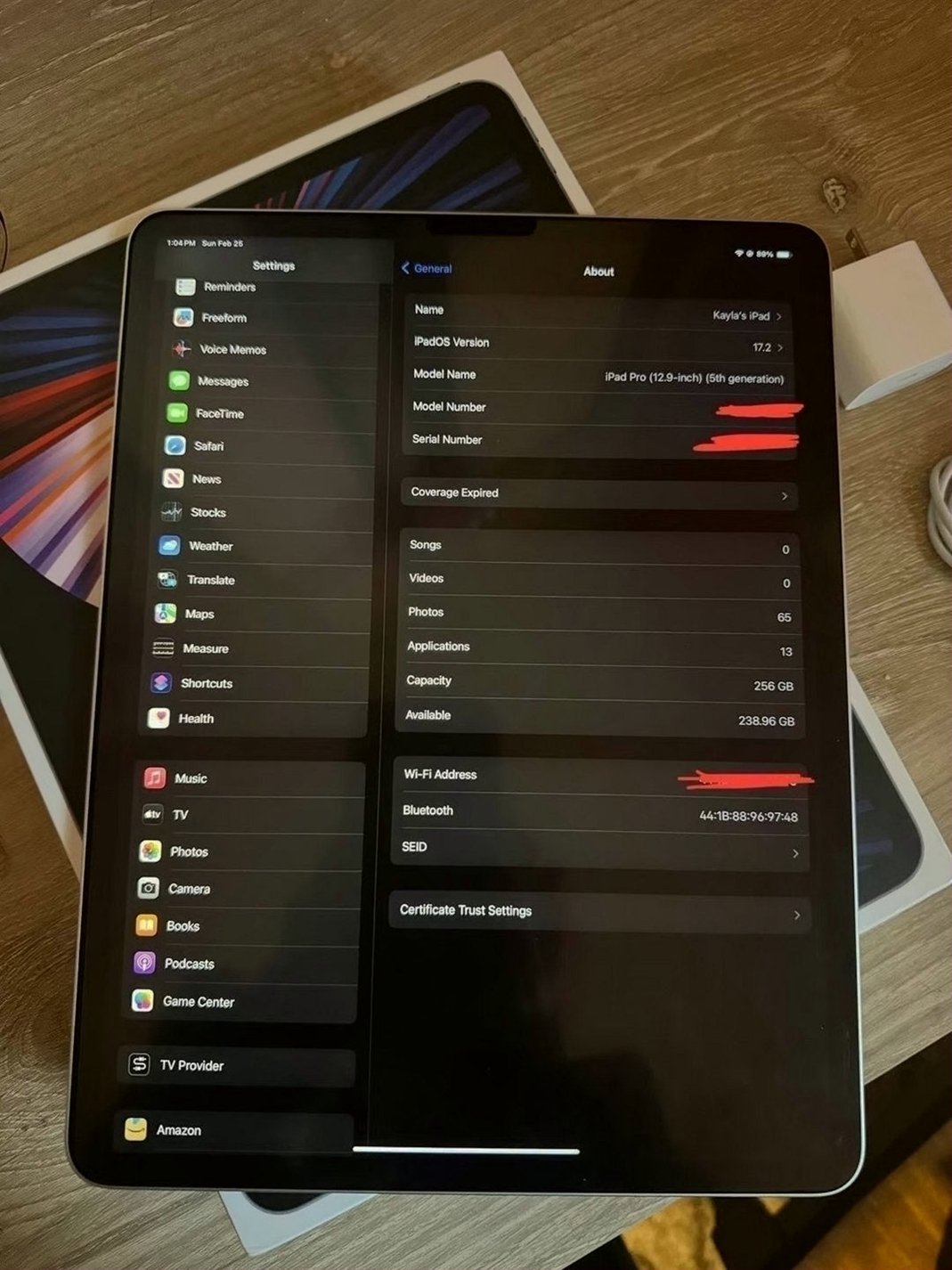 Apple iPad Pro 5th Generation 256GB Silver Unlocked - Used image 2