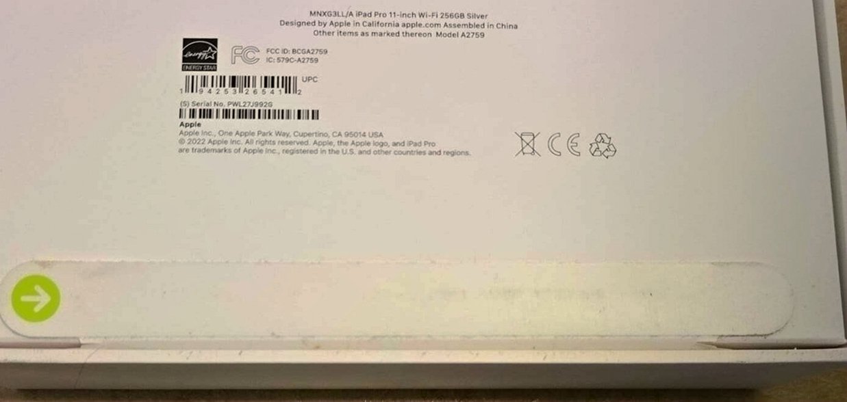 Apple iPad Pro 11 inch 4th Generation 256GB Silver Unlocked - Used image 4