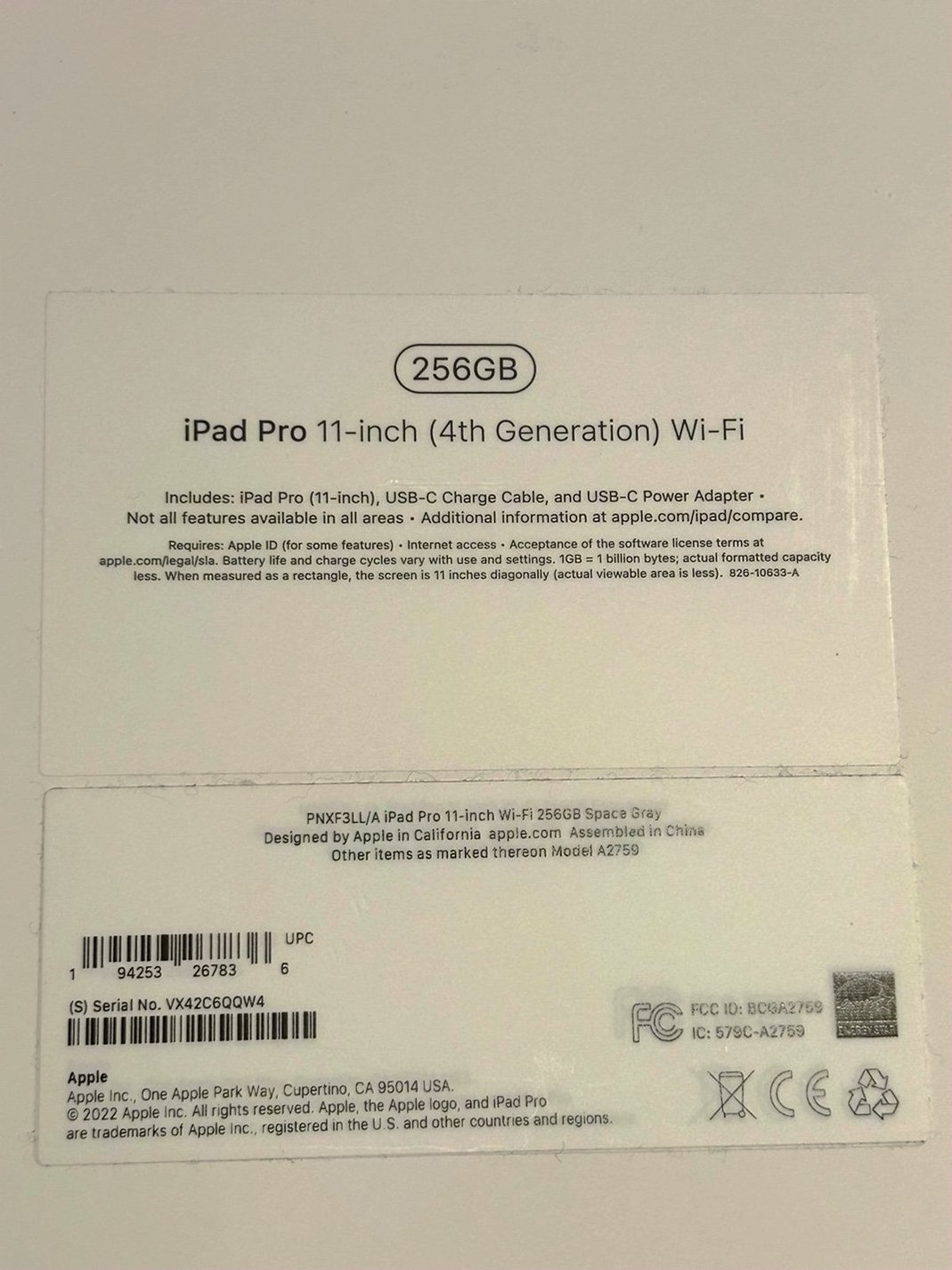 Apple iPad Pro 11-inch 256GB Wi-Fi Unlocked - Used image 3