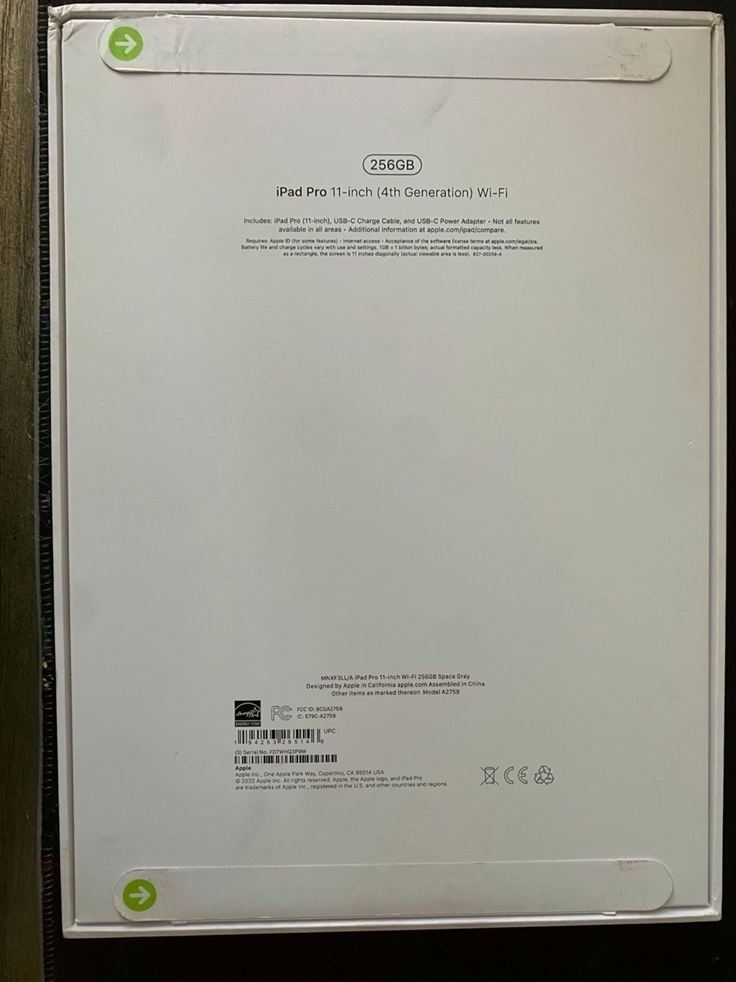 Apple iPad Pro 11-inch 256GB Space Grey Unlocked - Used image 2