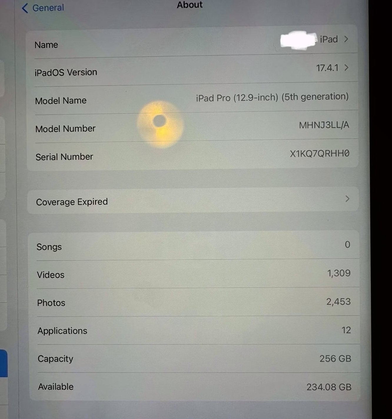 Apple iPad Pro 5th Generation 256GB Silver Gray Unlocked - Used image 4