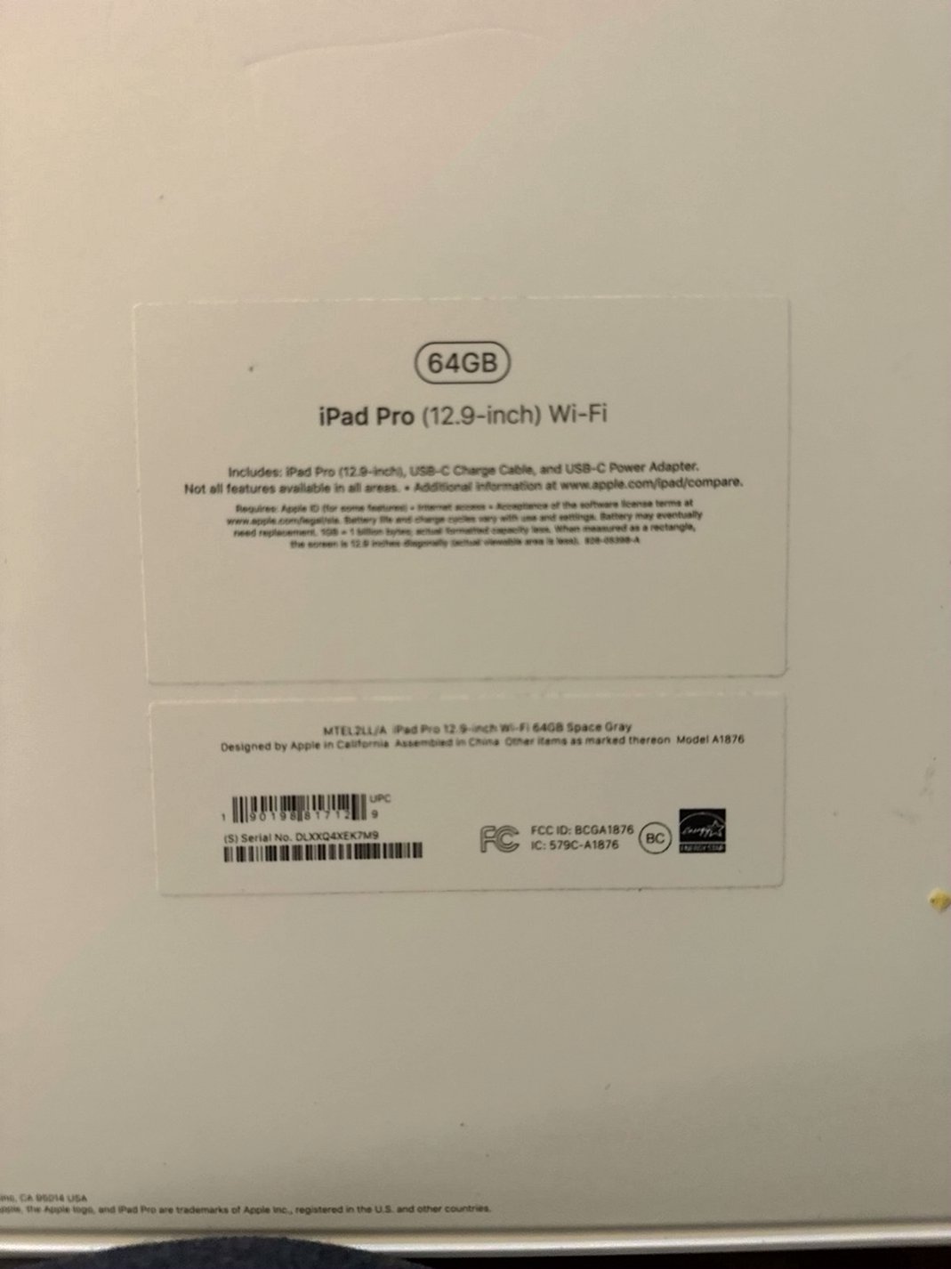 Apple iPad Pro 12.9 64GB Space Gray Unlocked - Used image 2