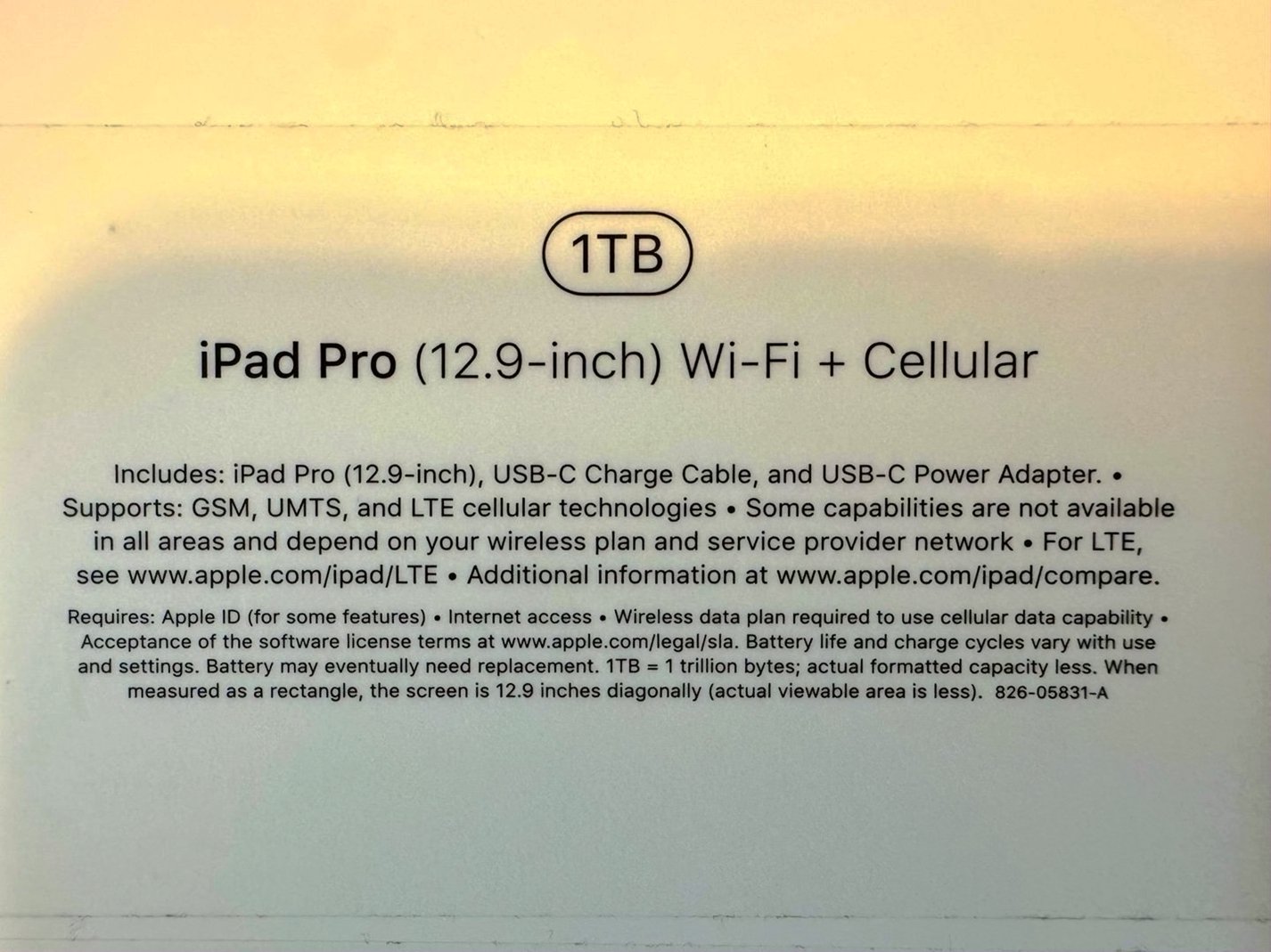 Apple iPad Pro 12.9-inch 1TB Unlocked Used image 2