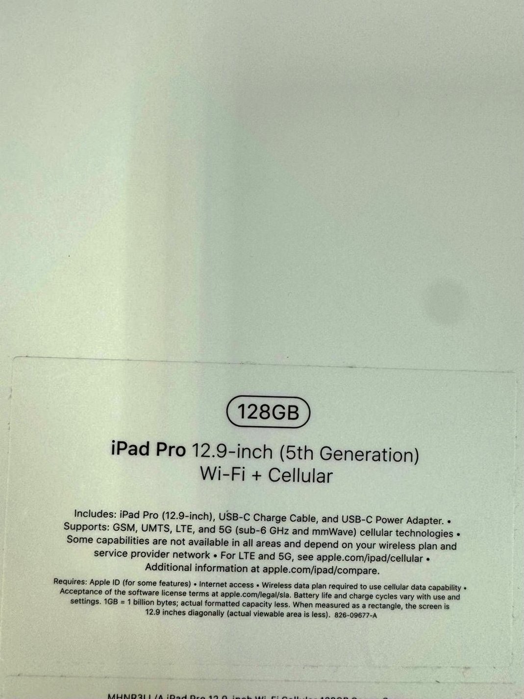 Apple iPad Pro 12.9” 128GB Space Gray Unlocked - Used image 5