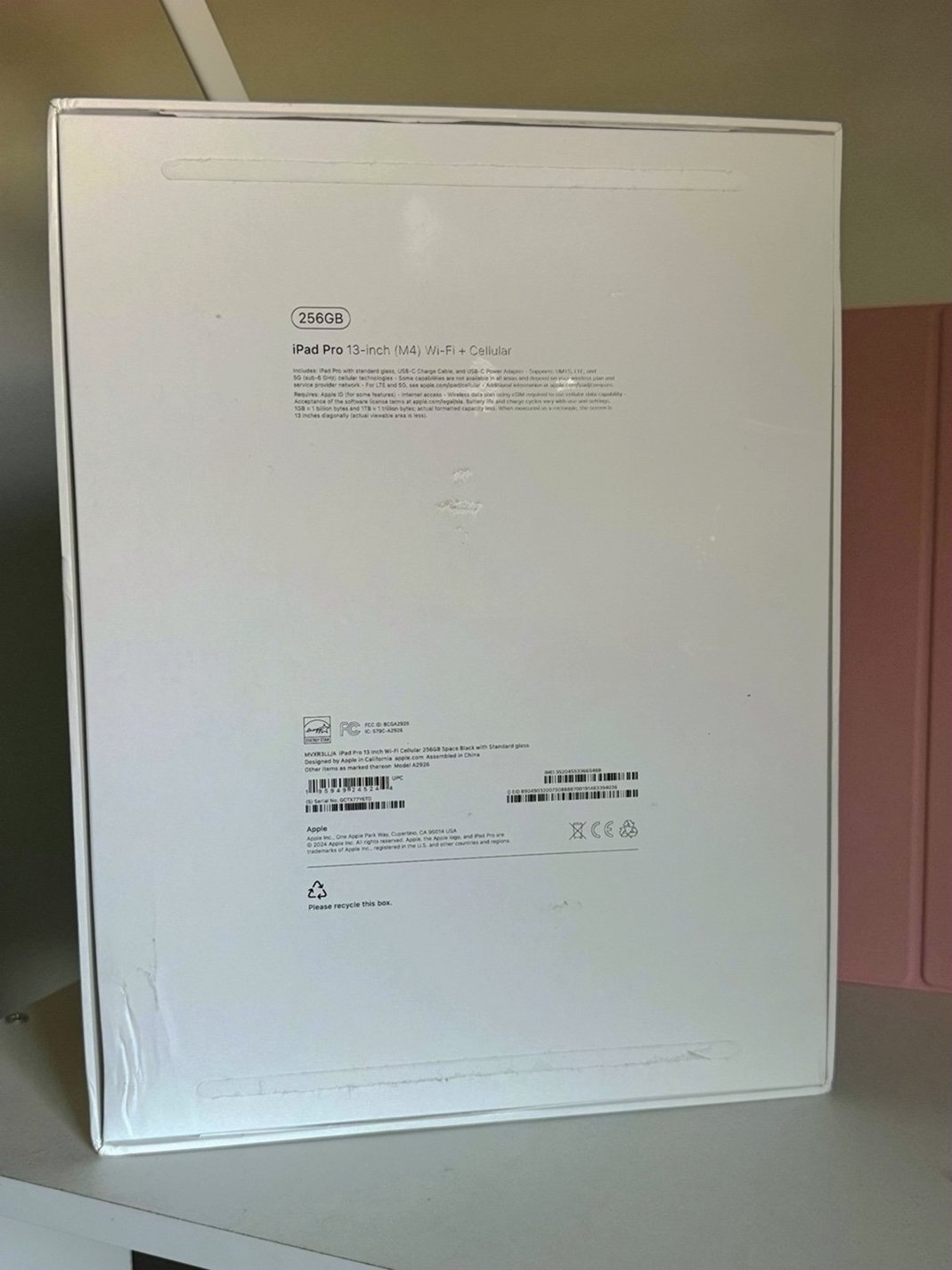 Apple iPad Pro 13 inch M4 9T63 128GB Pink Unlocked - Used image 4